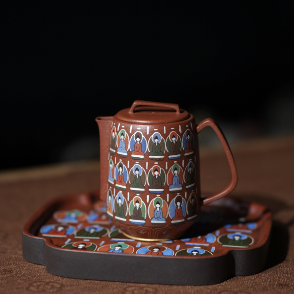 Thousand-Buddha Motif Teapot - 图片 5