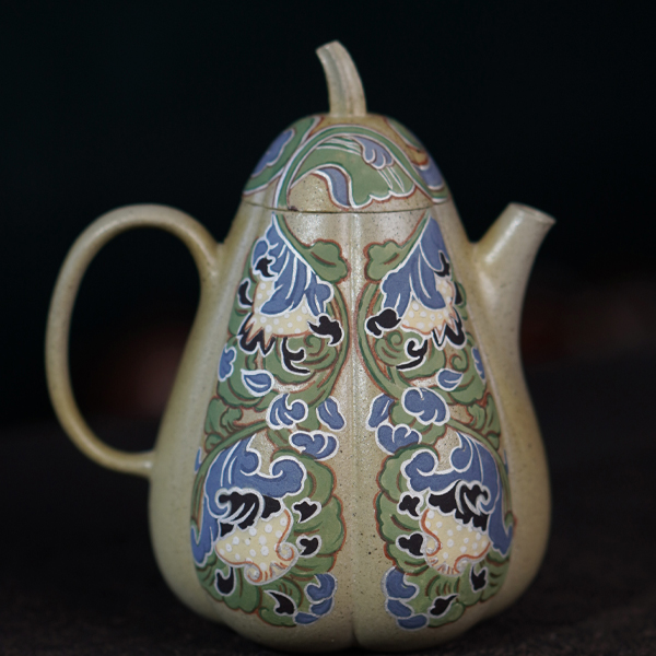 Tall Pumpkin Teapot - 图片 5