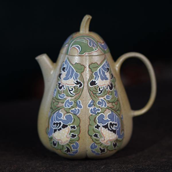 Tall Pumpkin Teapot - 图片 4
