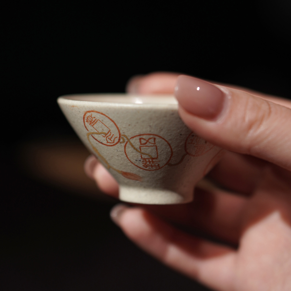 Goldfish Conical Teacup - 图片 4