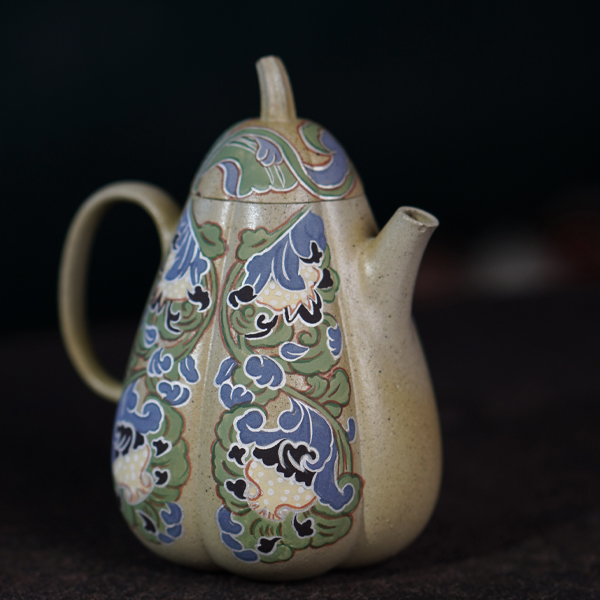 Tall Pumpkin Teapot - 图片 3